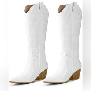 Arromic White Cowgirl/Cowboy Boots - Women Size 6.5 - New With Tags NWT
